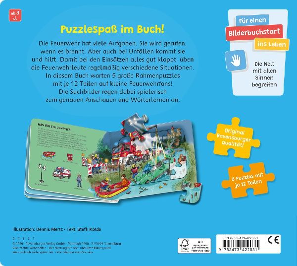 Ravensburger® Puzzle-Buch: Feuerwehr