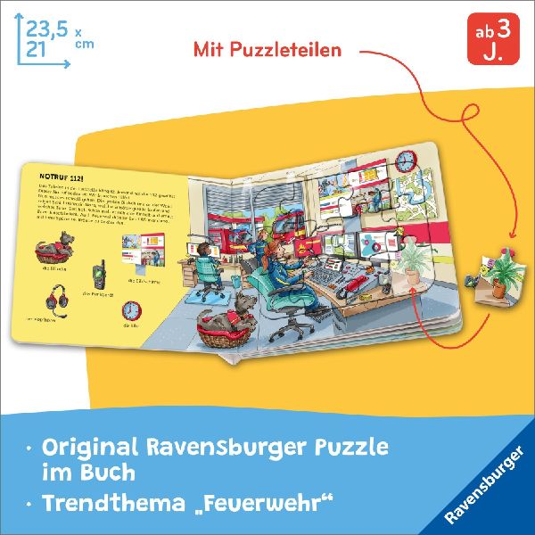 Ravensburger® Puzzle-Buch: Feuerwehr