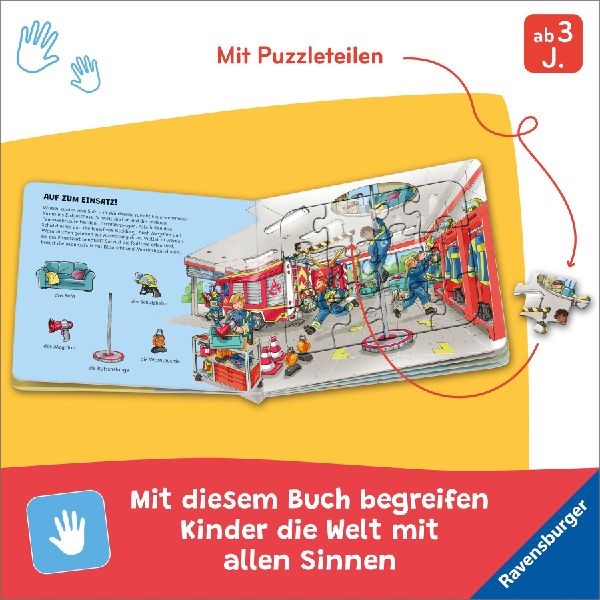Ravensburger® Puzzle-Buch: Feuerwehr