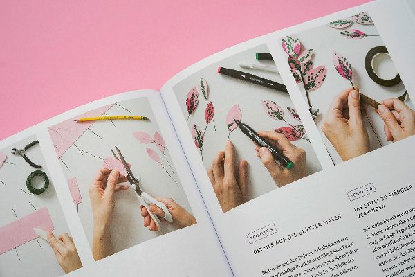 Zimmerpflanzen aus der Papierwerkstatt