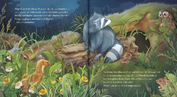 Schlaf gut, kleiner Waschbär - ein Bilderbuch für Kinder ab 2 Jahren