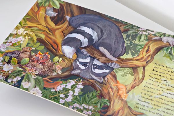 Schlaf gut, kleiner Waschbär - ein Bilderbuch für Kinder ab 2 Jahren