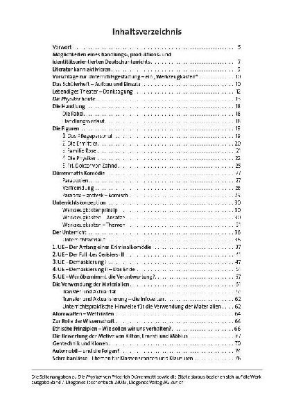Die Physiker. Schülerheft