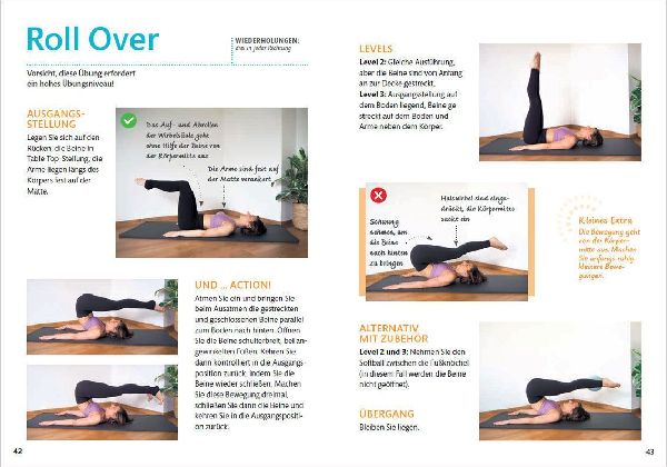 So geht Pilates richtig - 40 Übungen und ihre typischen Haltungsfehler. Von Beginn an sicher trainieren