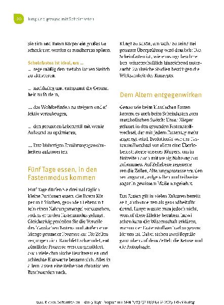 Scheinfasten - das 5-Tage-Programm