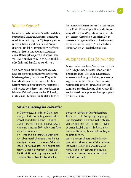 Scheinfasten - das 5-Tage-Programm
