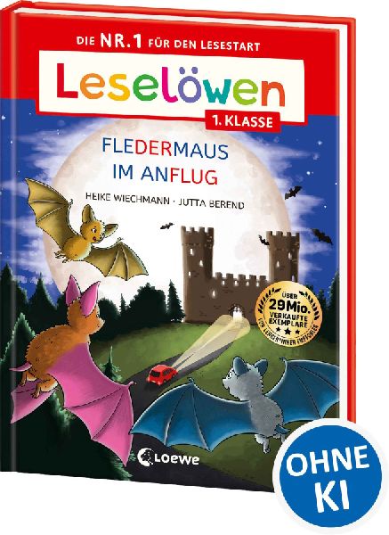 Leselöwen 1. Klasse - Fledermaus im Anflug (Großbuchstabenau...