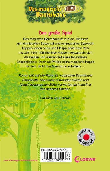 Das magische Baumhaus 54 - Das große Spiel