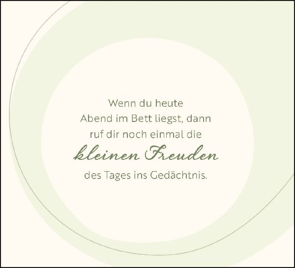 Achtsam leben - jeden Tag