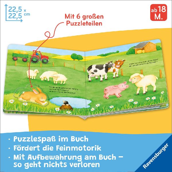 Mein liebstes Puzzle-Spielbuch - Tiere