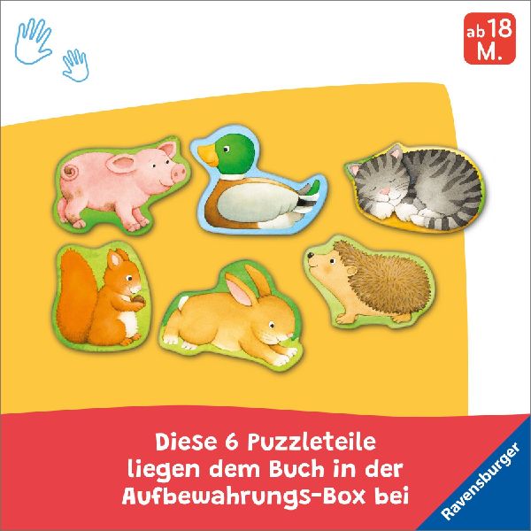 Mein liebstes Puzzle-Spielbuch - Tiere