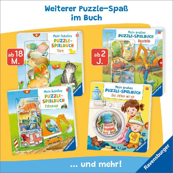 Mein liebstes Puzzle-Spielbuch - Tiere