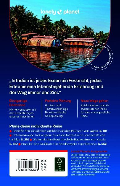 LONELY PLANET Reiseführer Indien