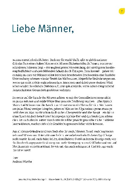 Diabetes Typ 2 - Das Männerbuch