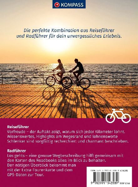KOMPASS Radreiseführer Donauradweg Österreich