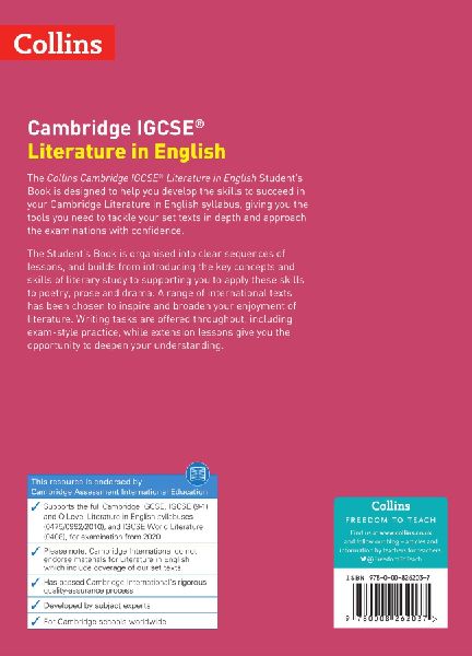 Cambridge IGCSE(TM) Literature in English Student's Book