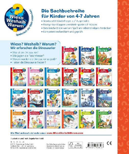 Wieso? Weshalb? Warum?, Band 55: Wir erforschen die Dinosaurier