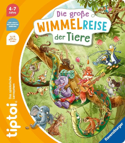 tiptoi® Die große Wimmelreise der Tiere