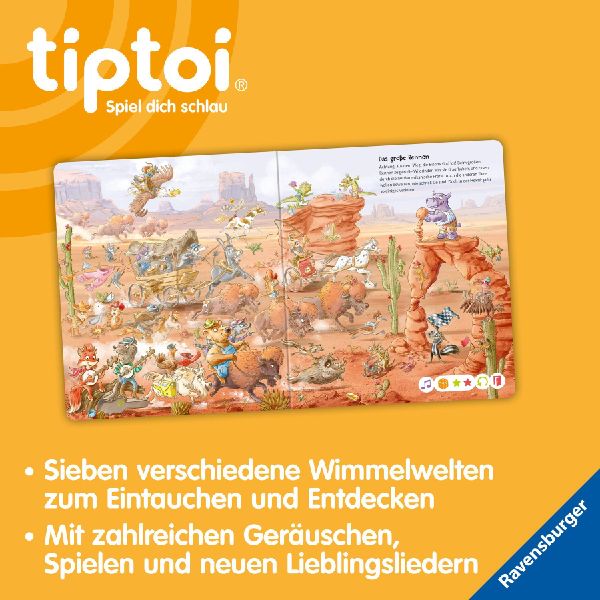 tiptoi® Die große Wimmelreise der Tiere