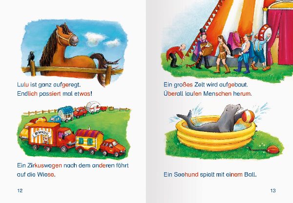 Ponygeschichten - Silbe für Silbe lesen lernen - Leserabe ab 1. Klasse - Erstlesebuch für Kinder ab 6 Jahren