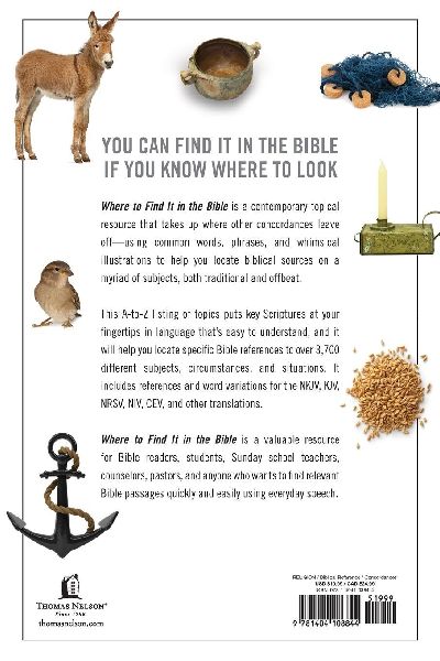 Where to Find It in the Bible
