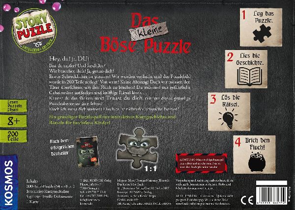 Story Puzzle 200 Teile / Das kleine Böse Puzzle