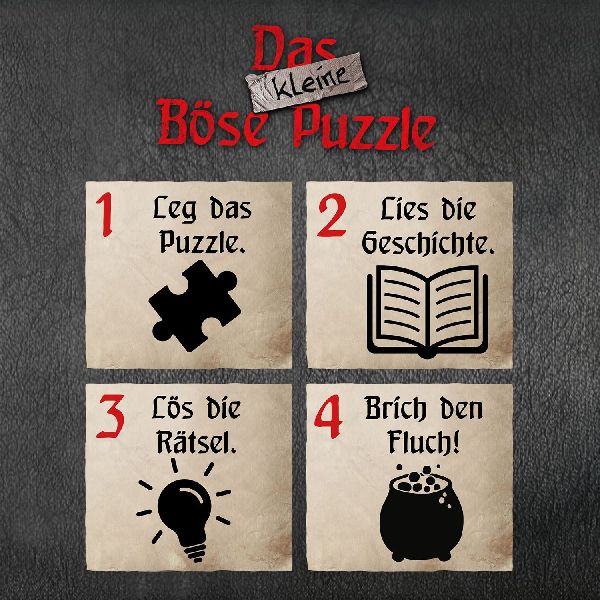 Story Puzzle 200 Teile / Das kleine Böse Puzzle