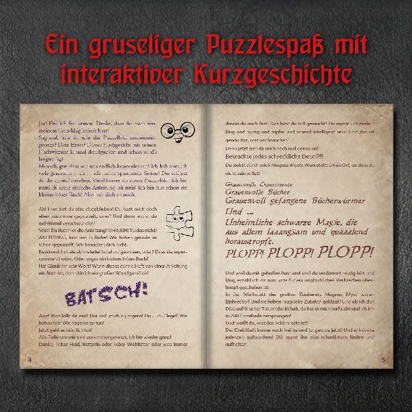 Story Puzzle 200 Teile / Das kleine Böse Puzzle