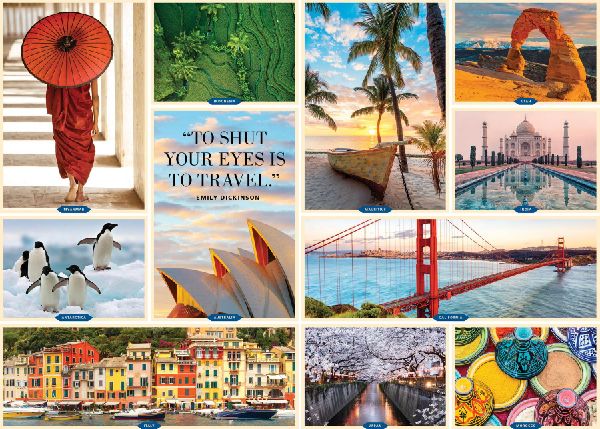 1,000 Places to See Before You Die 1,000-Piece Puzzle