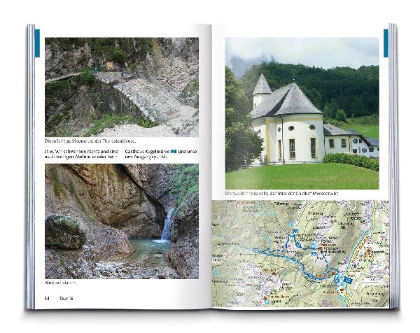KOMPASS Wanderführer Berchtesgadener Land und Steinernes Meer, 55 Touren mit Extra-Tourenkarte