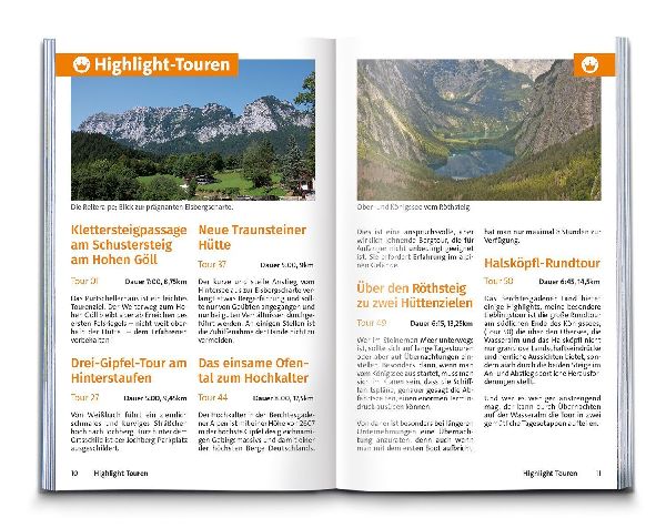 KOMPASS Wanderführer Berchtesgadener Land und Steinernes Meer, 55 Touren mit Extra-Tourenkarte