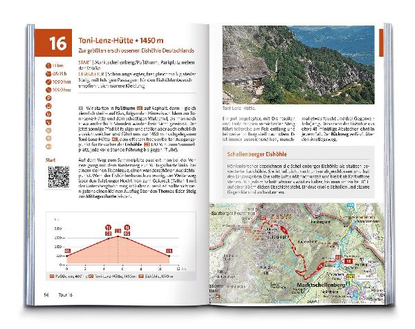 KOMPASS Wanderführer Berchtesgadener Land und Steinernes Meer, 55 Touren mit Extra-Tourenkarte
