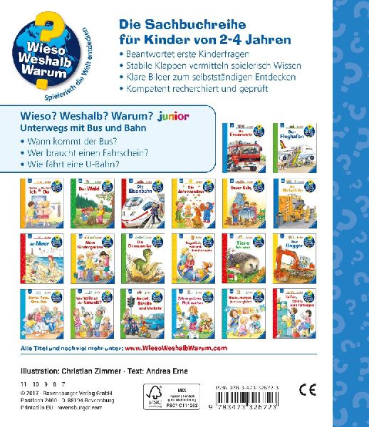 Wieso? Weshalb? Warum? junior, Band 63: Unterwegs mit Bus und Bahn