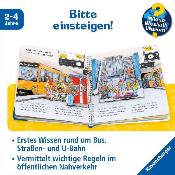 Wieso? Weshalb? Warum? junior, Band 63: Unterwegs mit Bus und Bahn