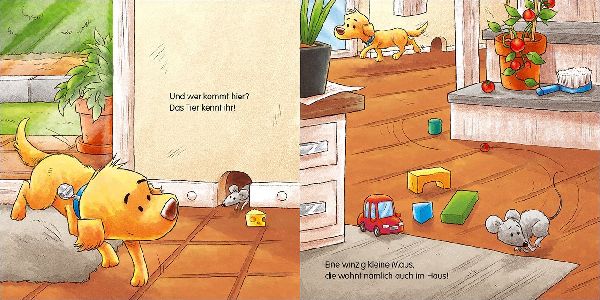 Gute Nacht, kleiner Hund!