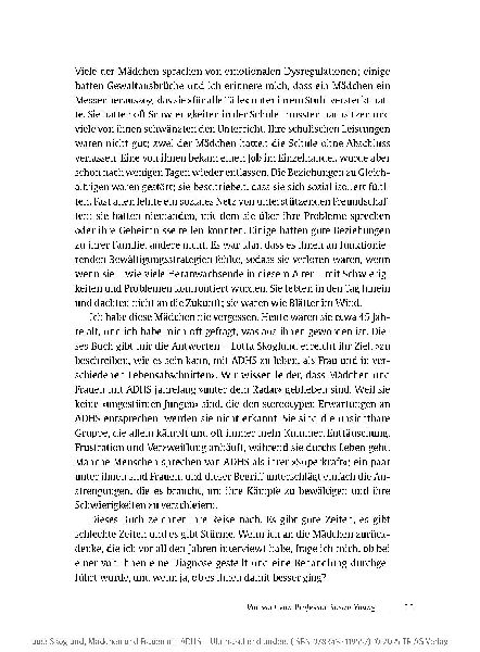 Mädchen und Frauen mit ADHS