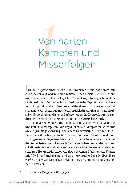 Mädchen und Frauen mit ADHS