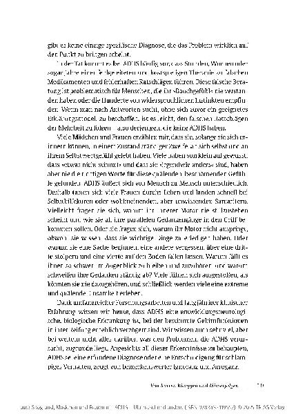Mädchen und Frauen mit ADHS