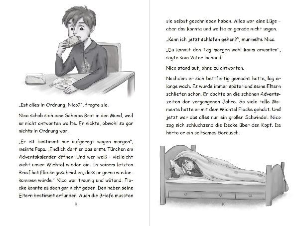 Wichtel-Adventskalender-Buch | Eine magische Wichtelgeschichte für Kinder von 4 bis 10 Jahren | Nico und Flocke im Land der Wichtel | Zum Vorlesen & Selbstlesen im Advent | Für Erstleser