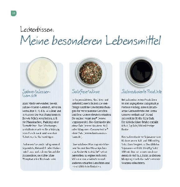 Köstlich essen Nierenerkrankungen