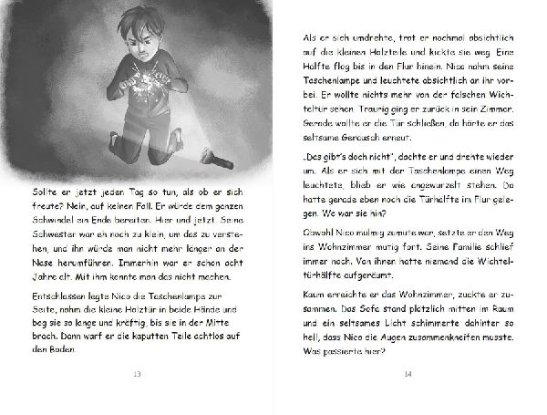 Wichtel-Adventskalender-Buch | Eine magische Wichtelgeschichte für Kinder von 4 bis 10 Jahren | Nico und Flocke im Land der Wichtel | Zum Vorlesen & Selbstlesen im Advent | Für Erstleser