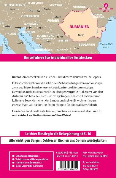 Reise Know-How Reiseführer Rumänien
