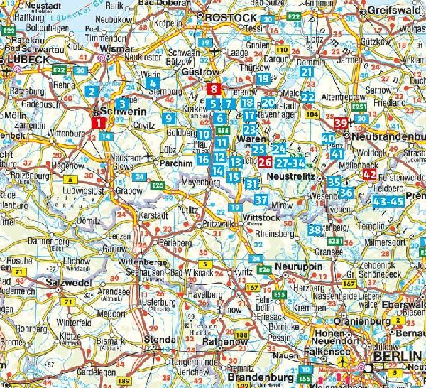 ROTHER Wanderführer Mecklenburgische Seenplatte. 45 Touren im 'Land der tausend Seen' - mit Nationalpark Müritz