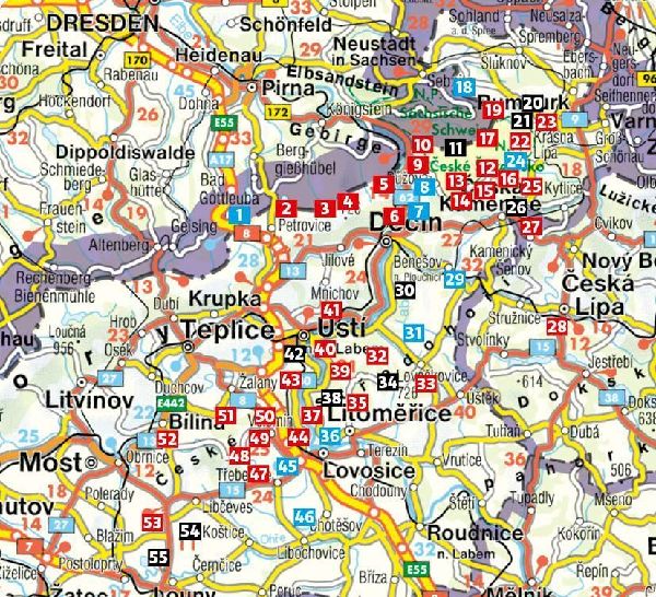 ROTHER Wanderführer Böhmische Schweiz. 55 Touren im tschechischen Teil des Elbsandsteingebirges - mit Böhmischem Mittelgebirge