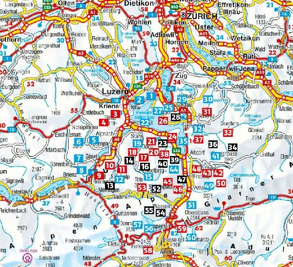 ROTHER Wanderführer Vierwaldstättersee. 60 Touren in der Zentralschweiz zwischen Rigi und Gotthard
