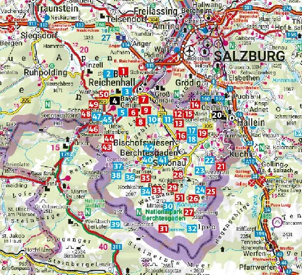 ROTHER Wanderführer Berchtesgadener Land. 51 Touren - Berchtesgaden, Bad Reichenhall, Nationalpark Berchtesgaden, Königssee