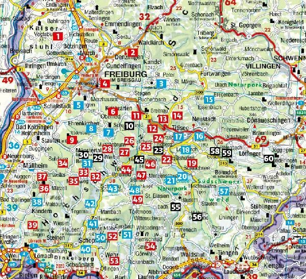ROTHER Wanderführer Schwarzwald Süd: zwischen Freiburg und Basel. 60 Touren