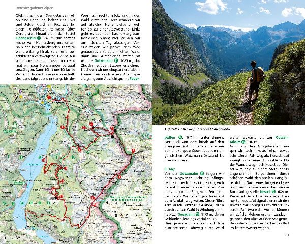 ROTHER Wanderbuch Hüttentouren Bayerische Alpen mit angrenzendem Tirol. 30 Touren für 2-4 Tage