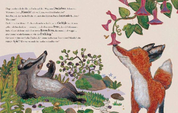 "Danke!", sagt der kleine Fuchs