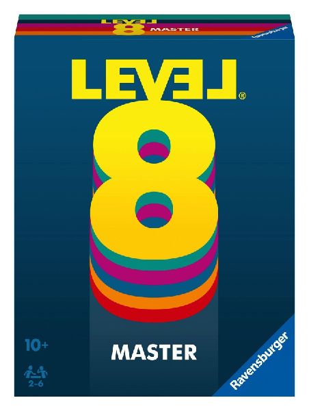 Ravensburger 20868 - Level 8 Master, Die Master Version des beliebten Kartenspiels für 2-6 Spieler ab 10 Jahren / Familienspiel / Reisespiel / Perfekt als Geschenk